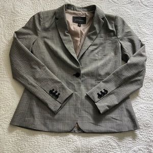 Banana Republic Petite Checkered Blazer